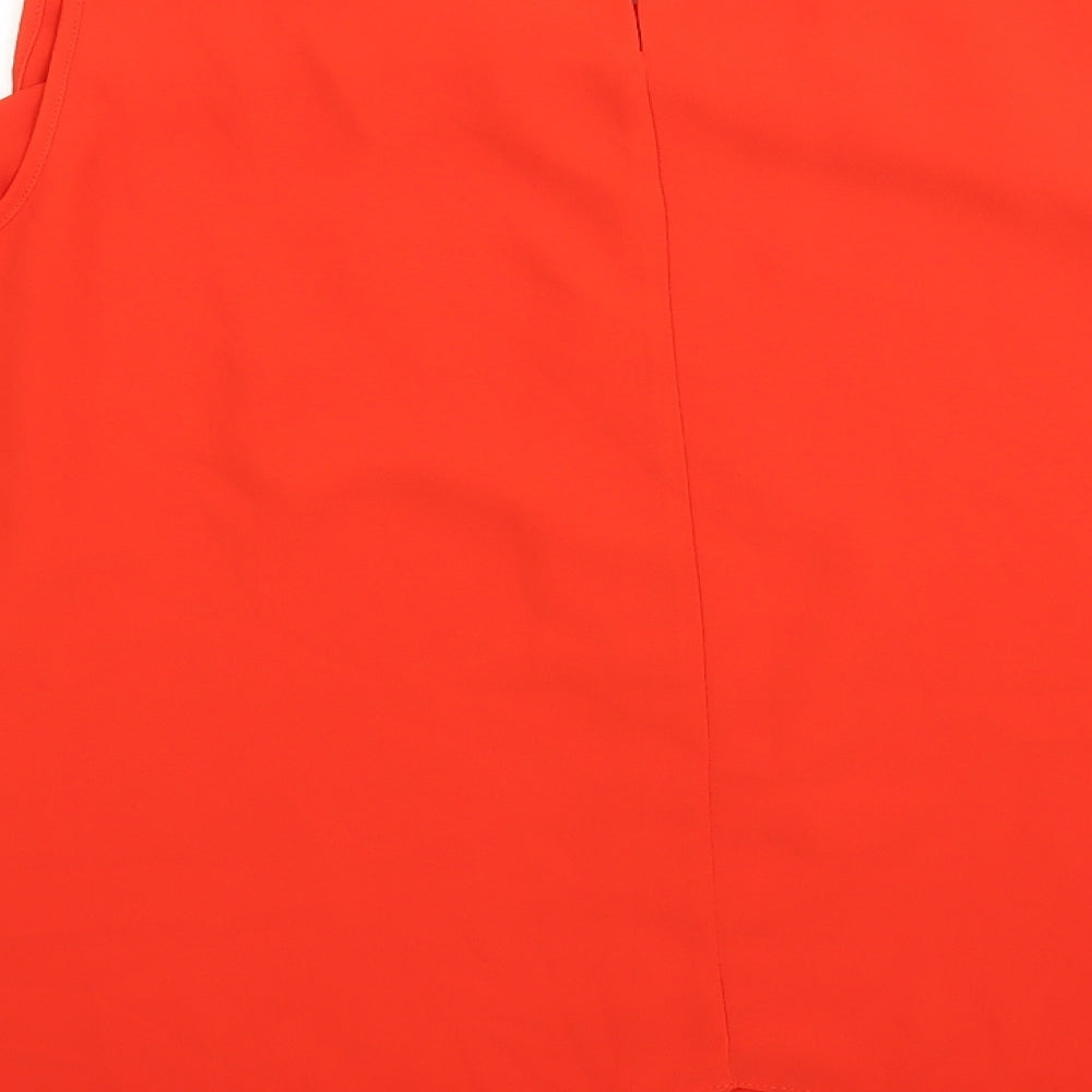 George Womens Red   Basic Blouse Size 24