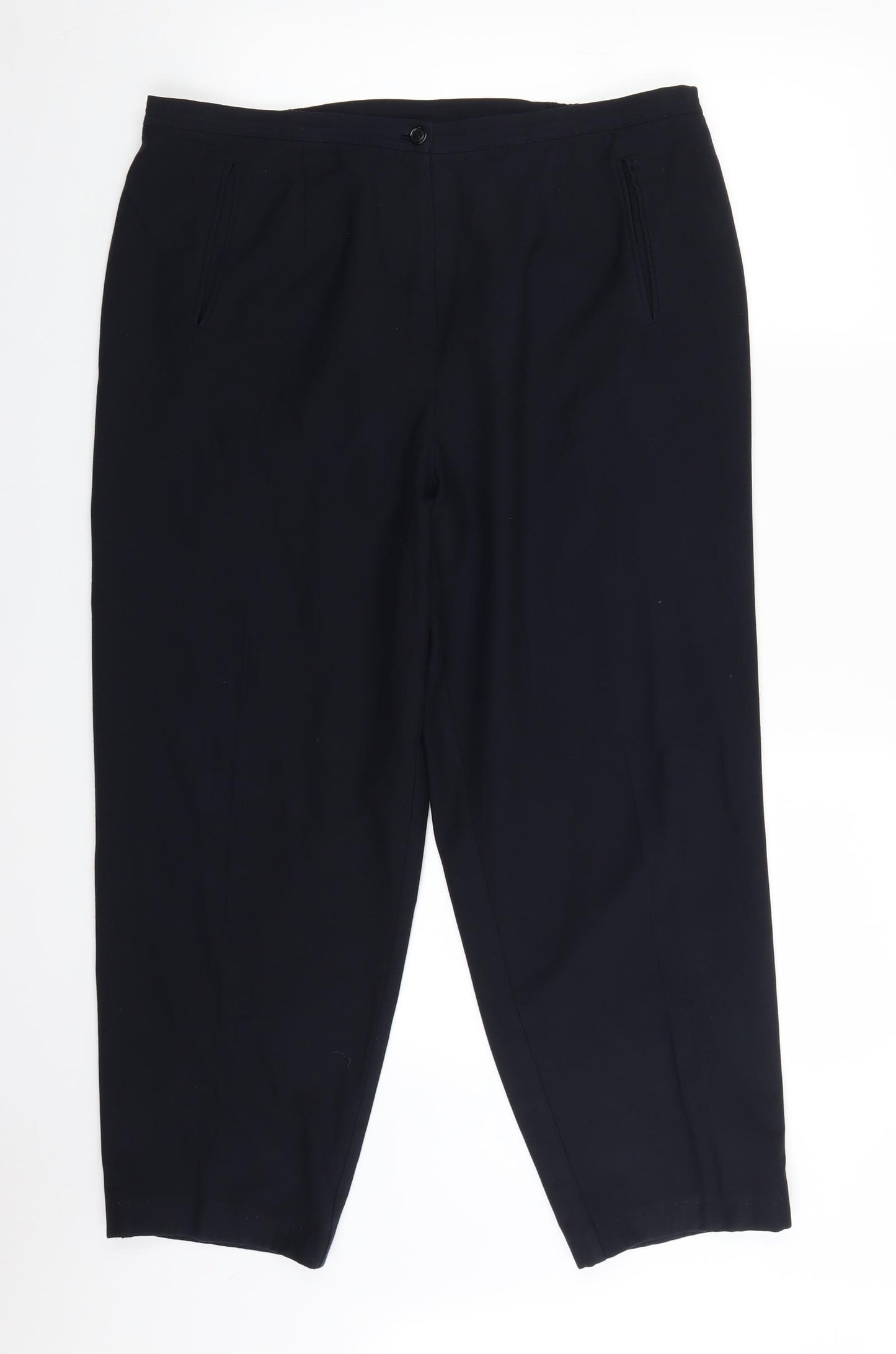 Debenhams Womens Blue   Trousers  Size 18 L26 in
