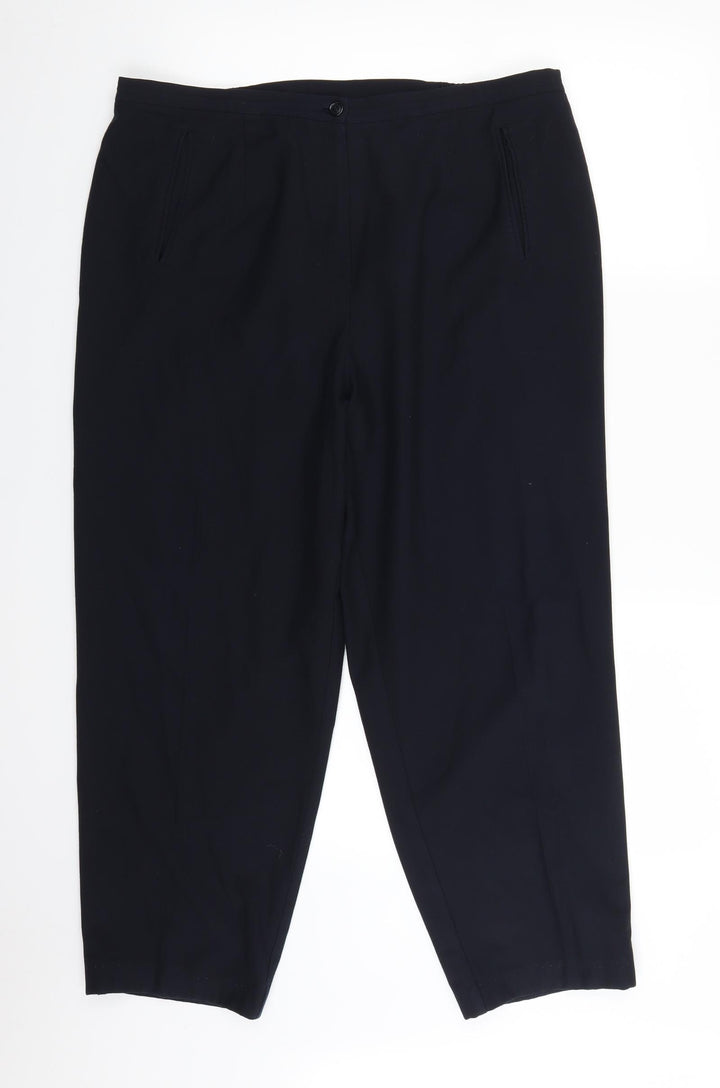 Debenhams Womens Blue Trousers Size 18 L26 in