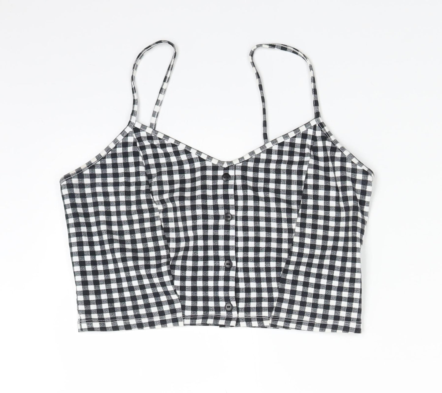 New Look Womens Grey   Cropped Tank Size 10