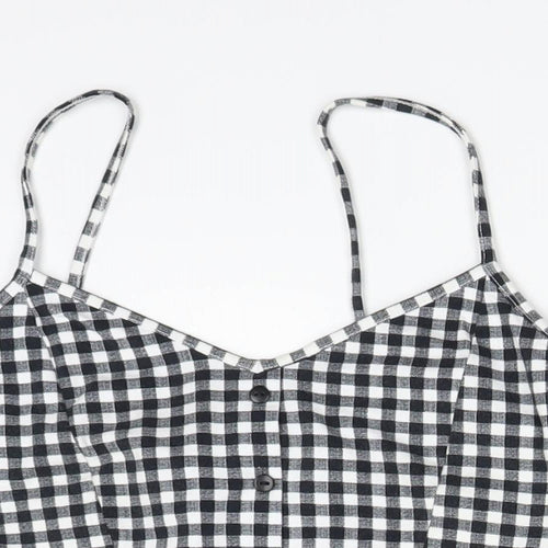 New Look Womens Grey   Cropped Tank Size 10