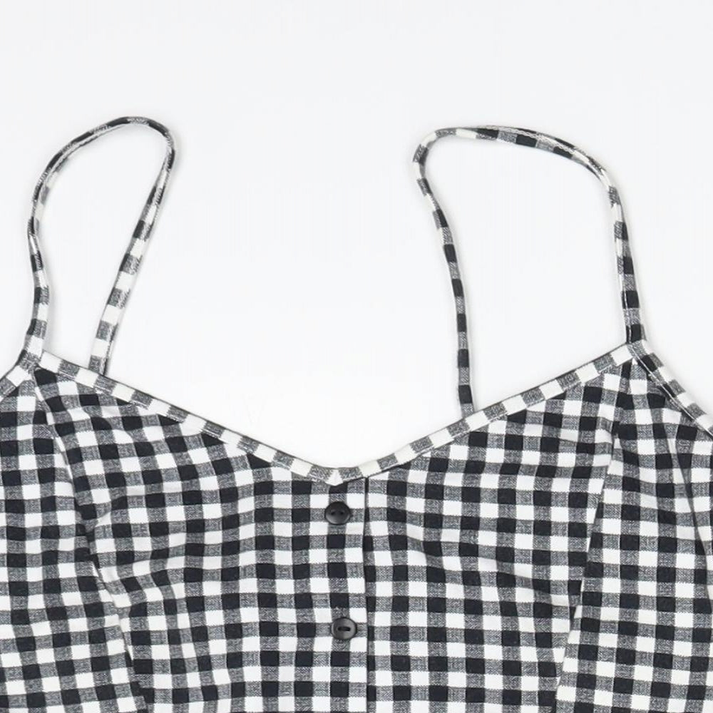 New Look Womens Grey   Cropped Tank Size 10