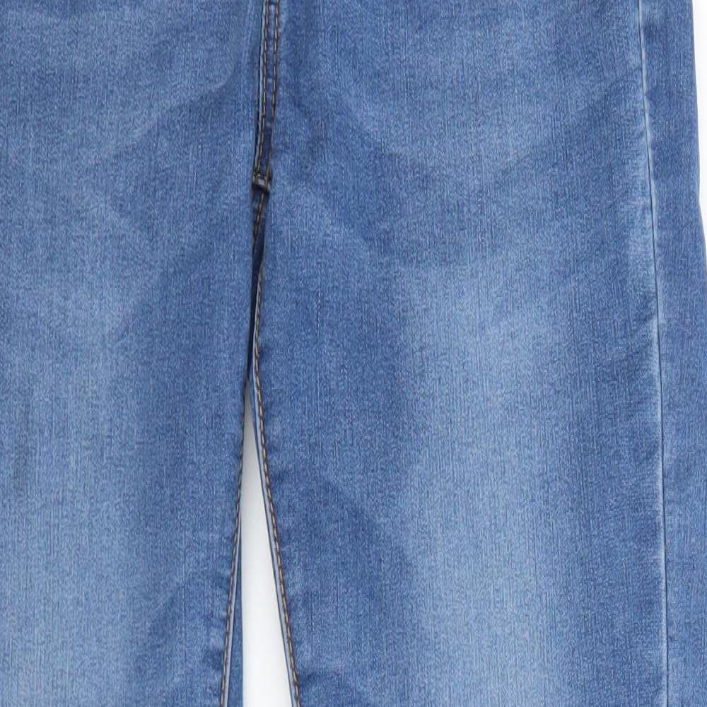 Primark Womens Blue  Denim Straight Jeans Size 10 L25 in