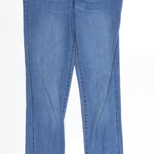 &Denim Womens Blue  Denim Skinny Jeans Size 32 in L28 in