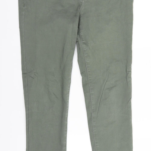 Bass Womens Green   Straight Jeans Size 8 L25 in