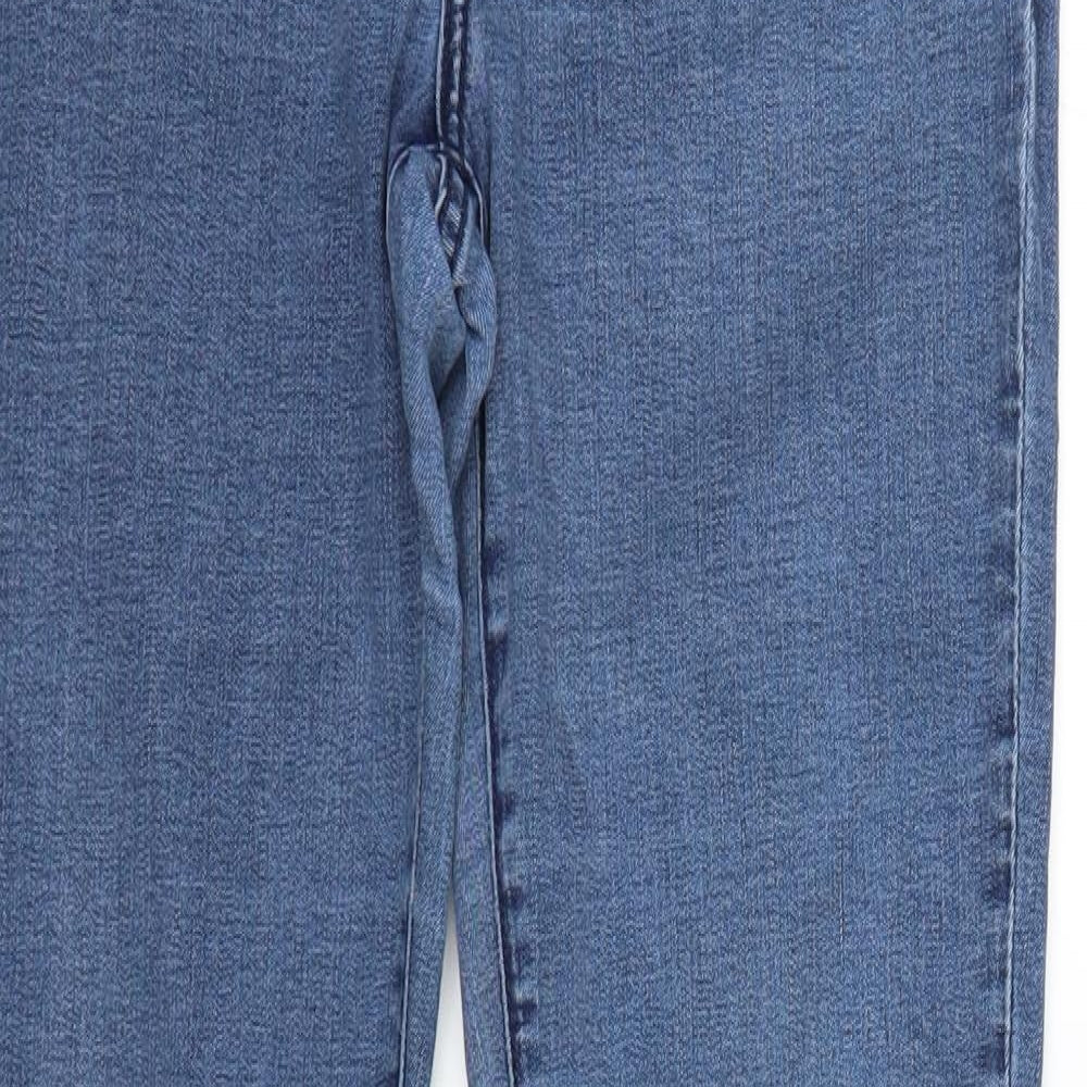 Superdry Womens Blue  Denim Jegging Trousers Size 30 in L30 in