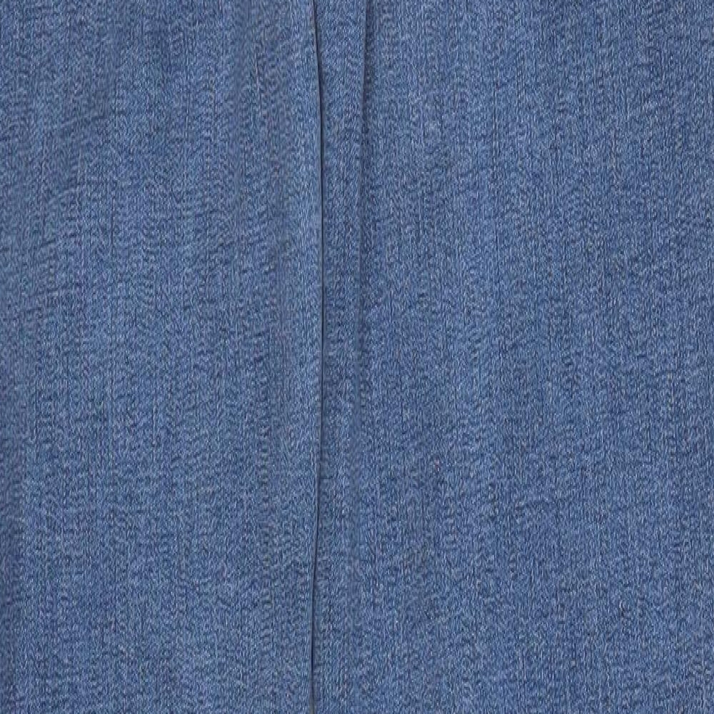 Superdry Womens Blue  Denim Jegging Trousers Size 30 in L30 in