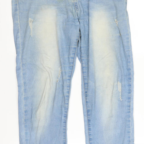 idodo Womens Blue  Denim Straight Jeans Size 12 L25 in