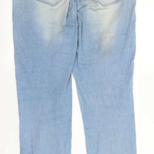 idodo Womens Blue  Denim Straight Jeans Size 12 L25 in