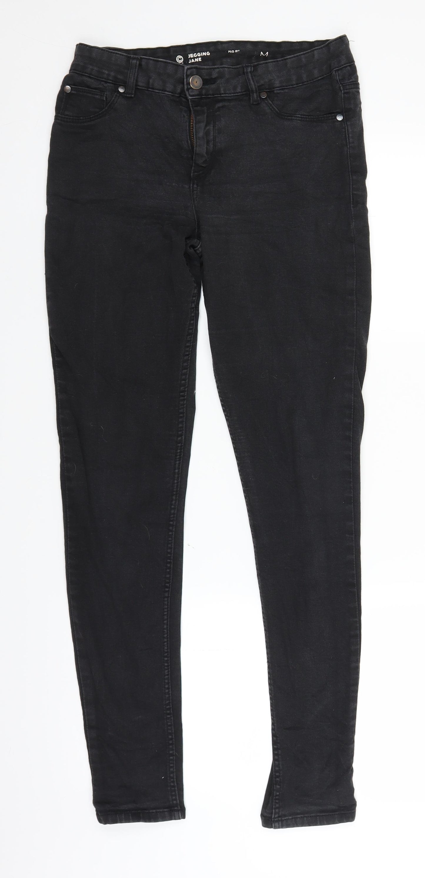 Preworn Womens Black  Denim Jegging Jeans Size M L30 in