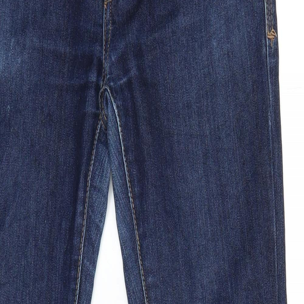 Fishbone Womens Blue  Denim Straight Jeans Size 30 in L28 in