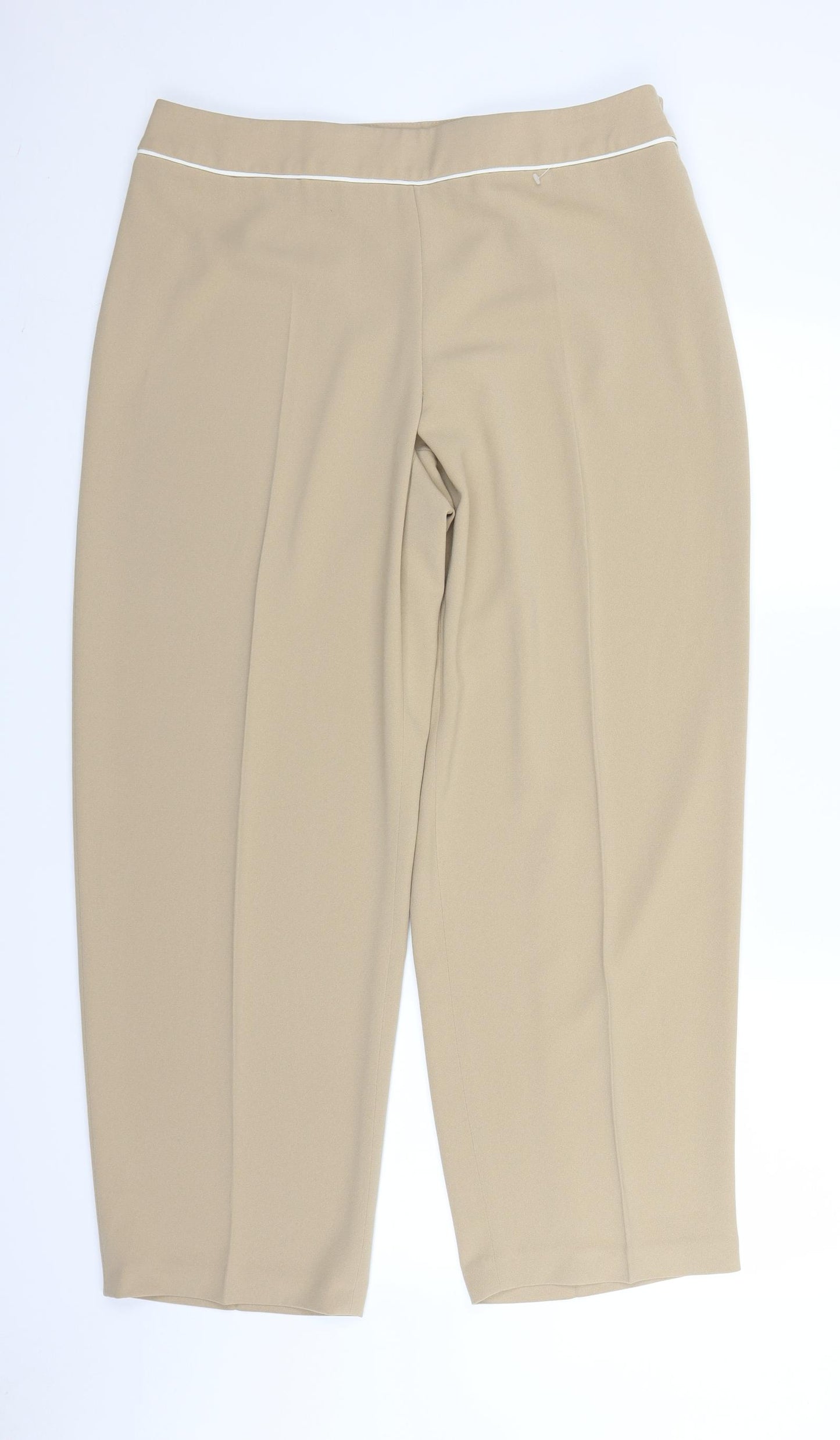Roman Originals Womens Beige   Trousers  Size 18 L29 in