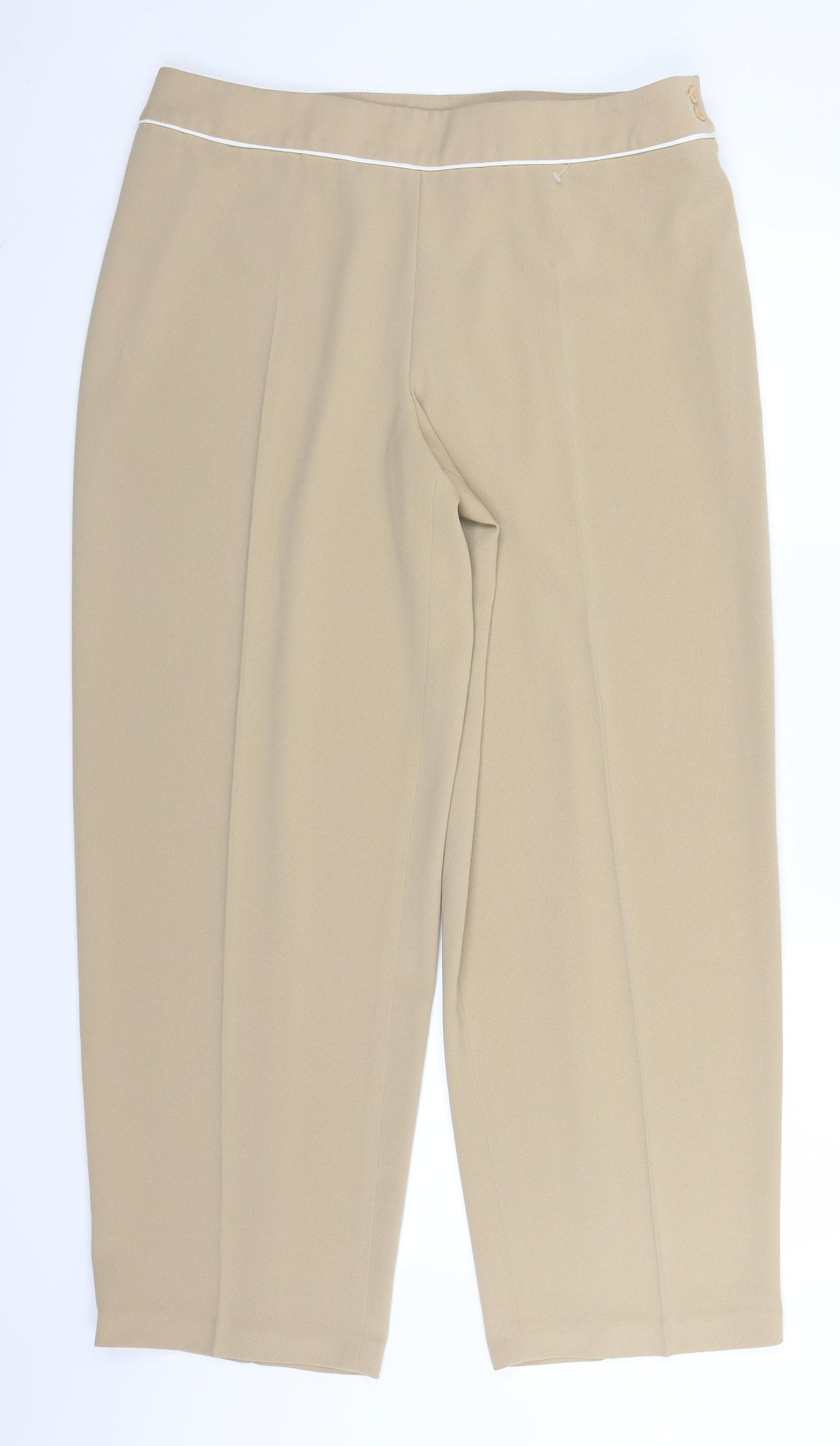 Roman Originals Womens Beige   Trousers  Size 18 L29 in