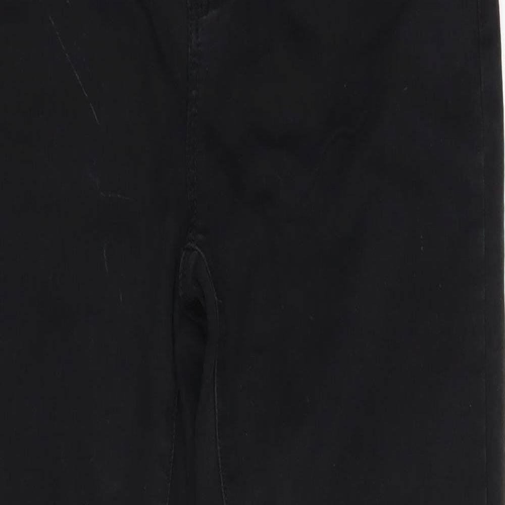 Primark Womens Black  Denim Straight Jeans Size 14 L29 in