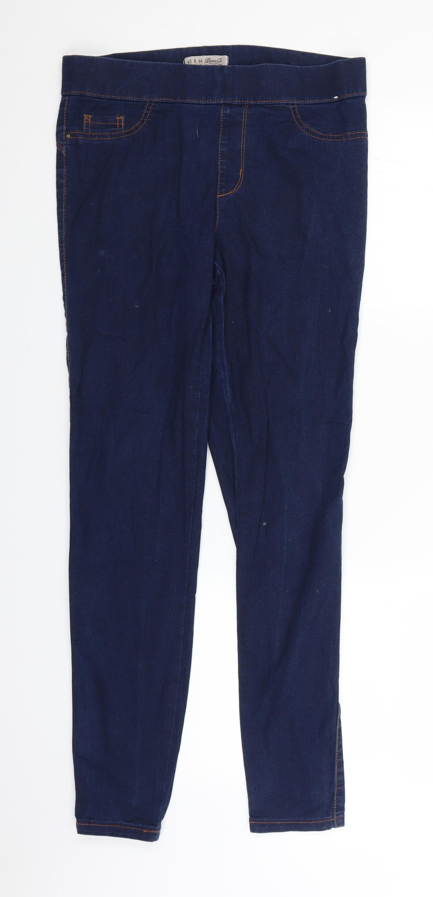Primark Womens Blue  Denim Jegging Jeans Size 12 L28 in