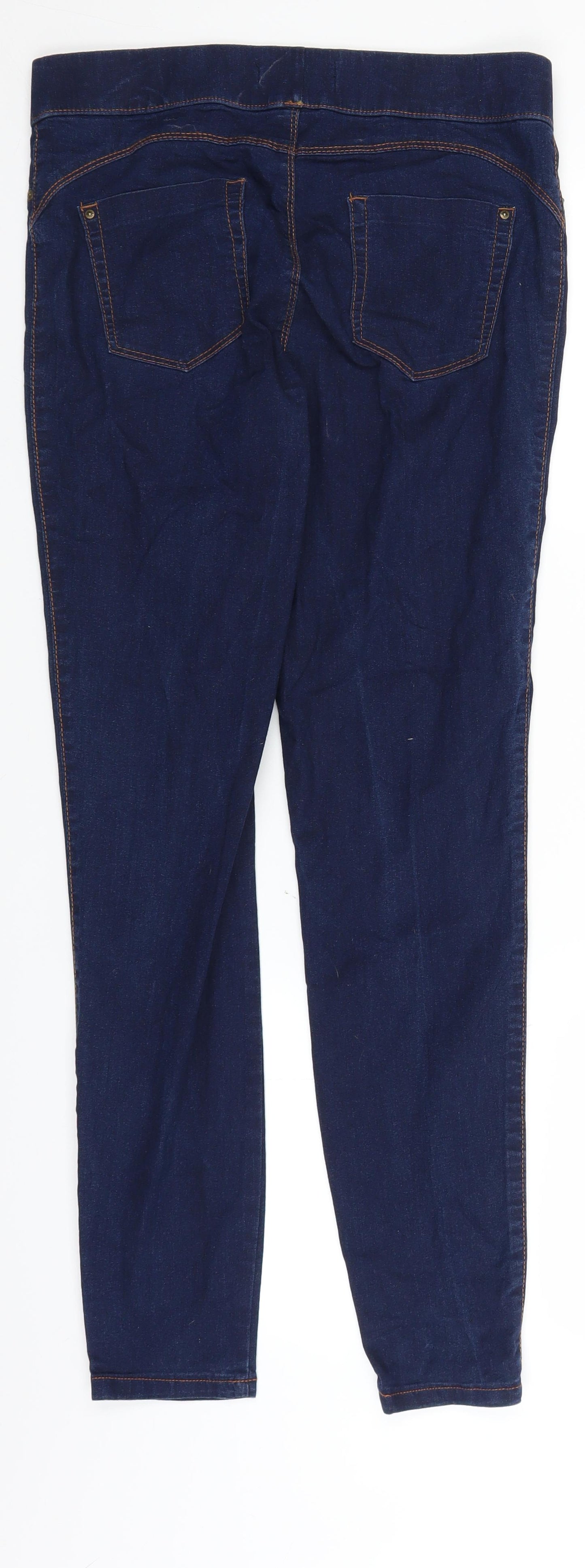 Primark Womens Blue  Denim Jegging Jeans Size 12 L28 in