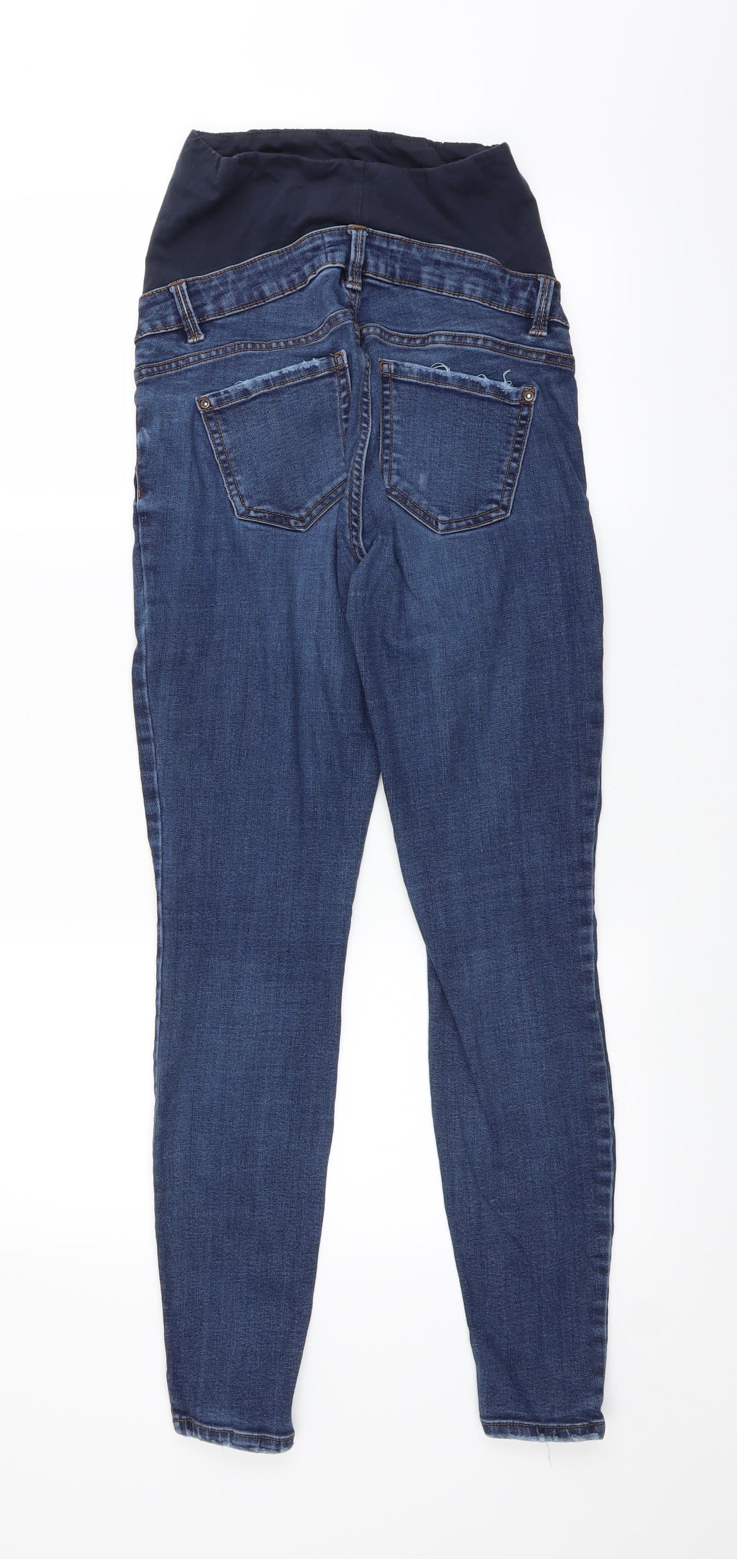 New Look Maternity Womens Blue  Denim Skinny Jeans Size 8 L28 in
