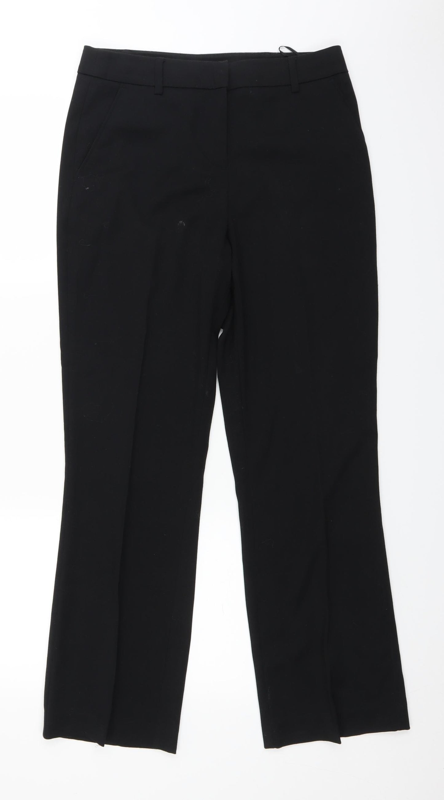 TU Womens Black   Trousers  Size 10 L26.5 in