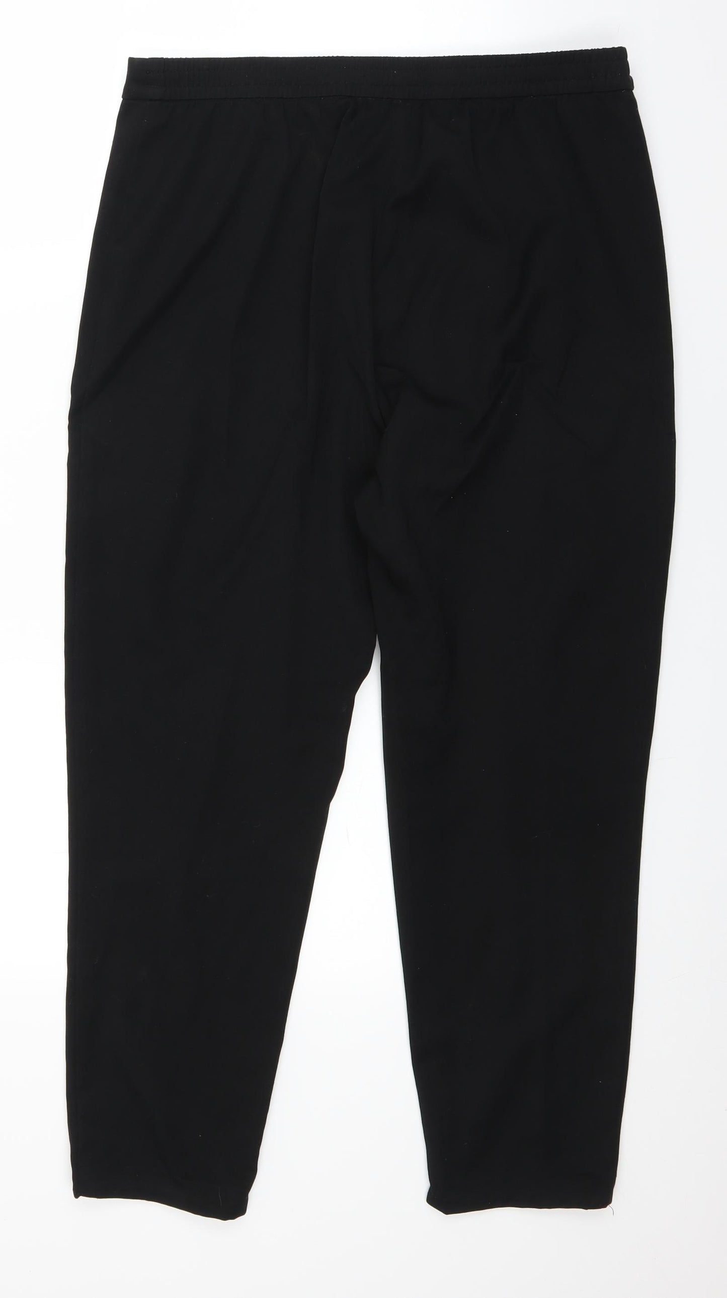 TU Womens Black   Trousers  Size 14 L26 in