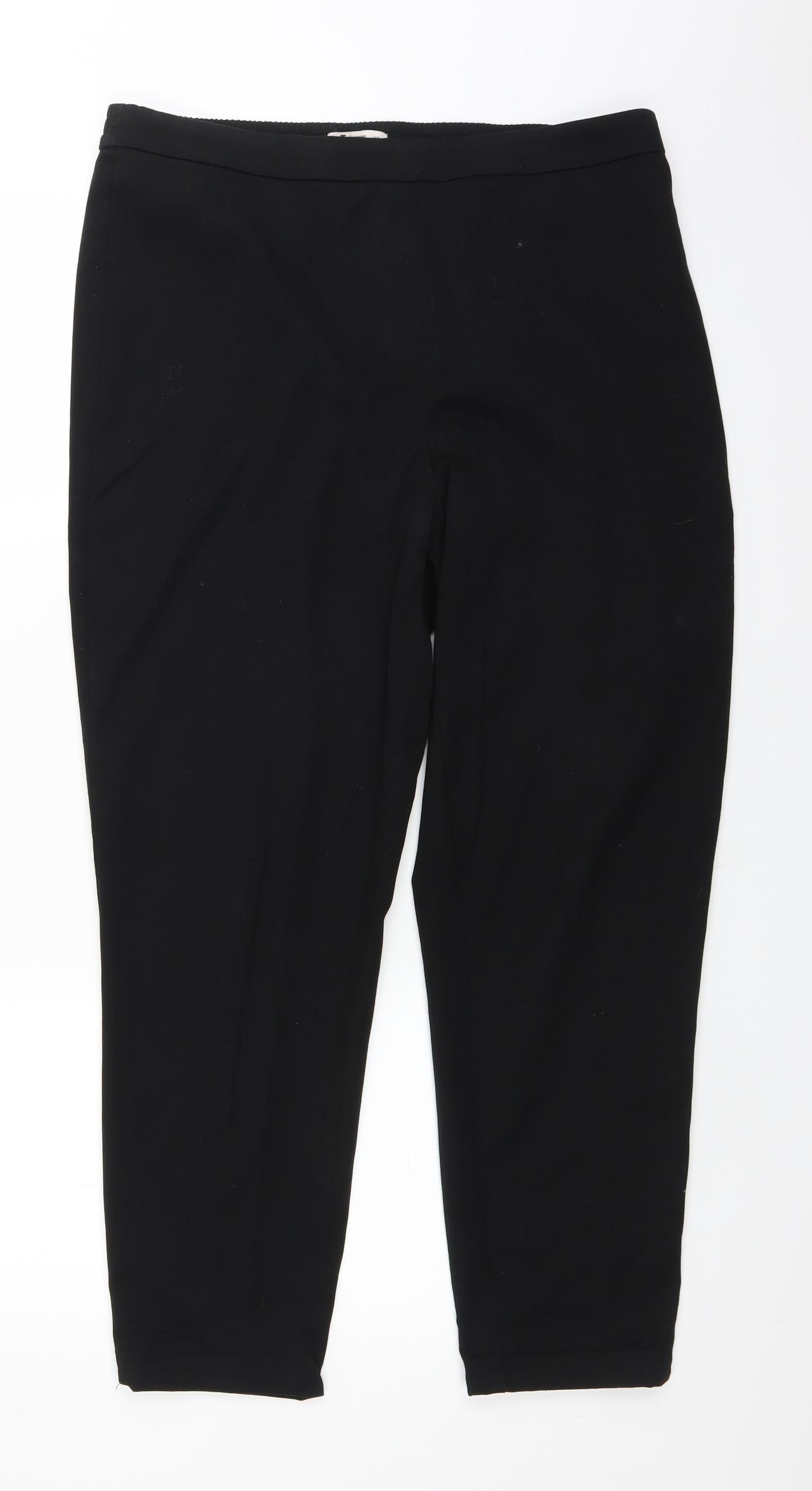 TU Womens Black   Trousers  Size 14 L26 in