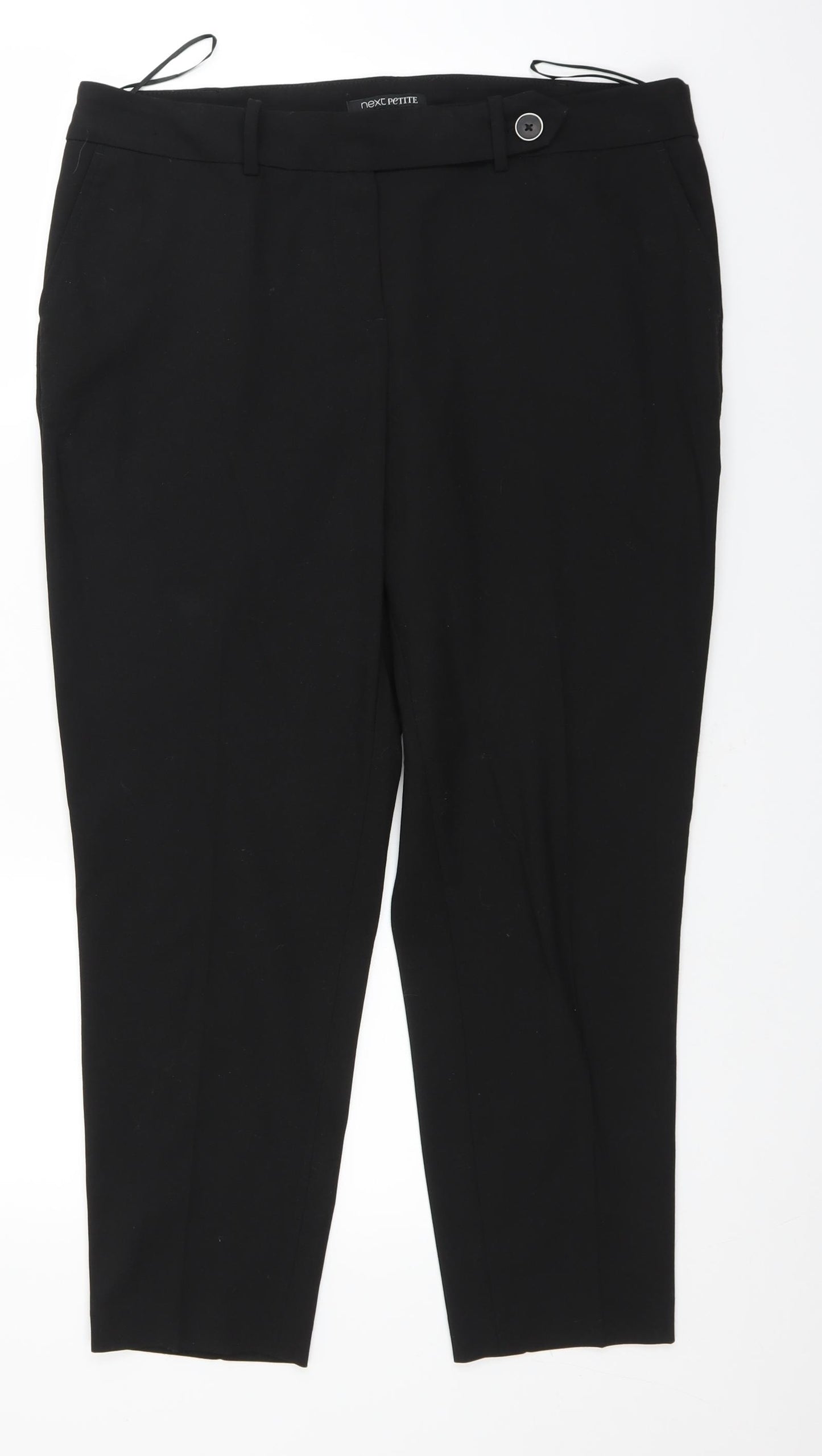 NEXT Womens Black   Trousers  Size 16 L24 in