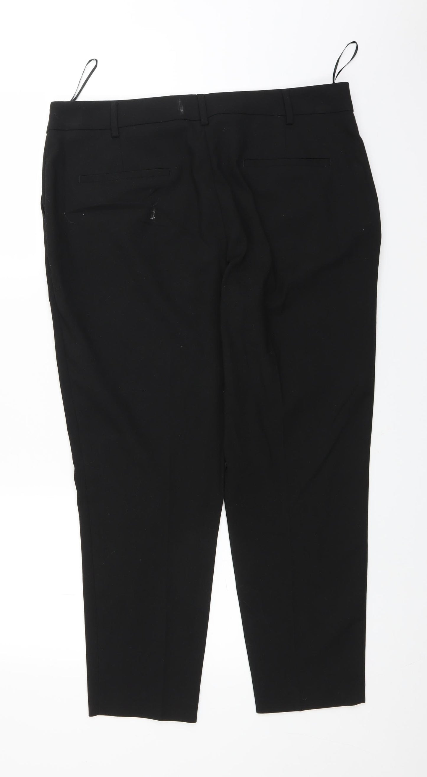 NEXT Womens Black   Trousers  Size 16 L24 in