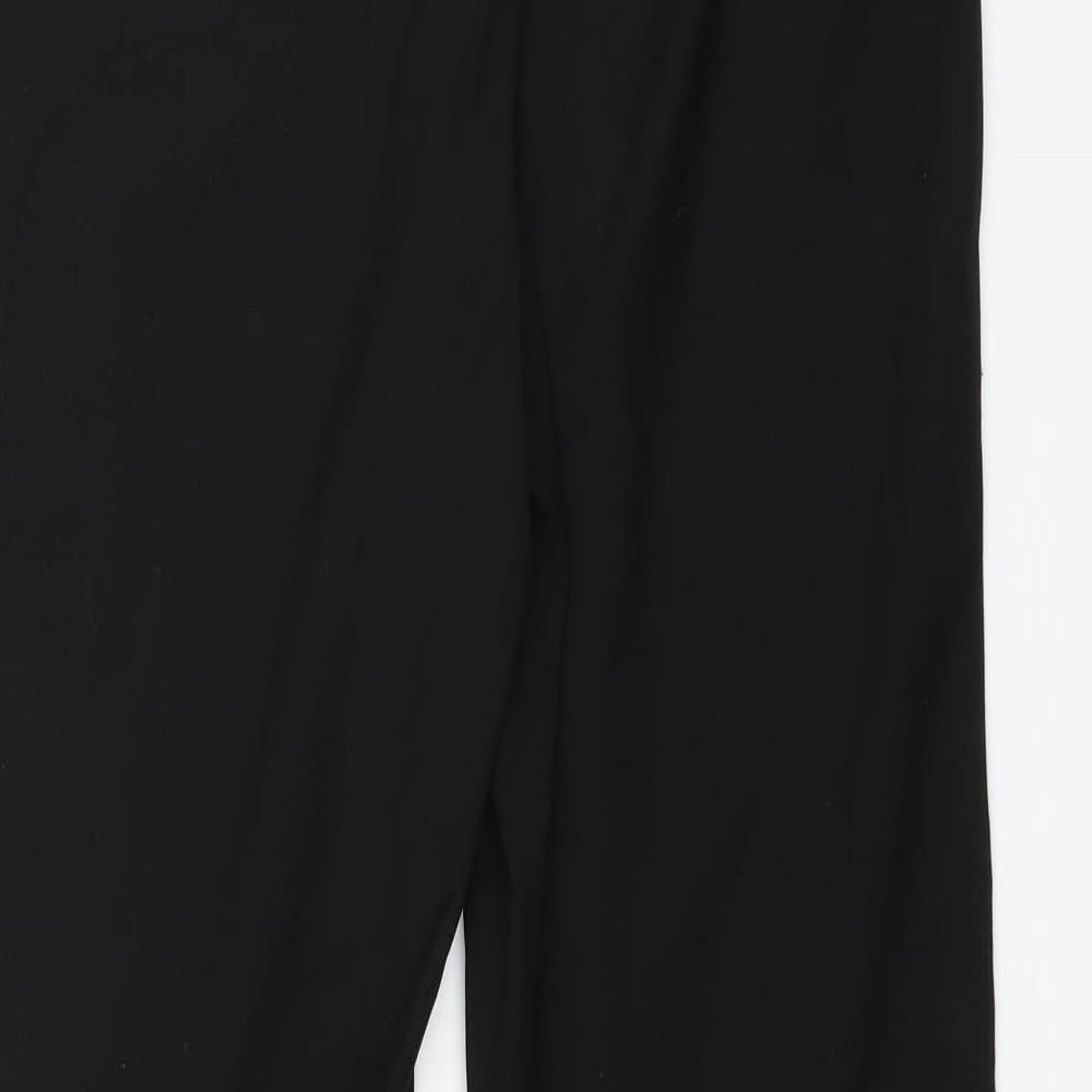 Marks and Spencer Womens Black   Trousers  Size 12 L28 in