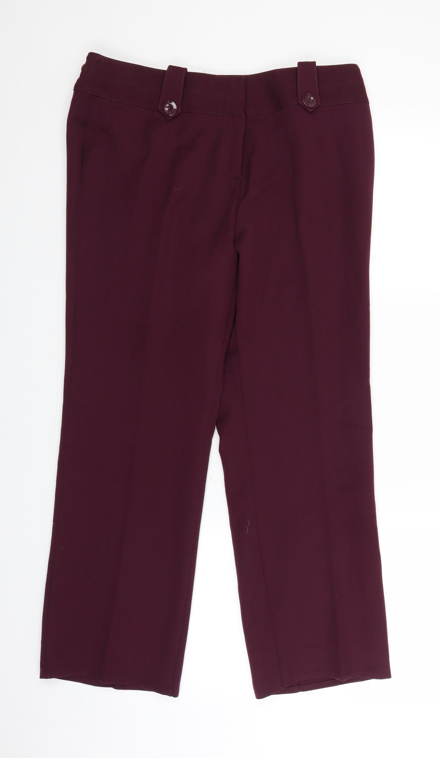 MARISOTA Womens Purple   Trousers  Size 34 in L26 in
