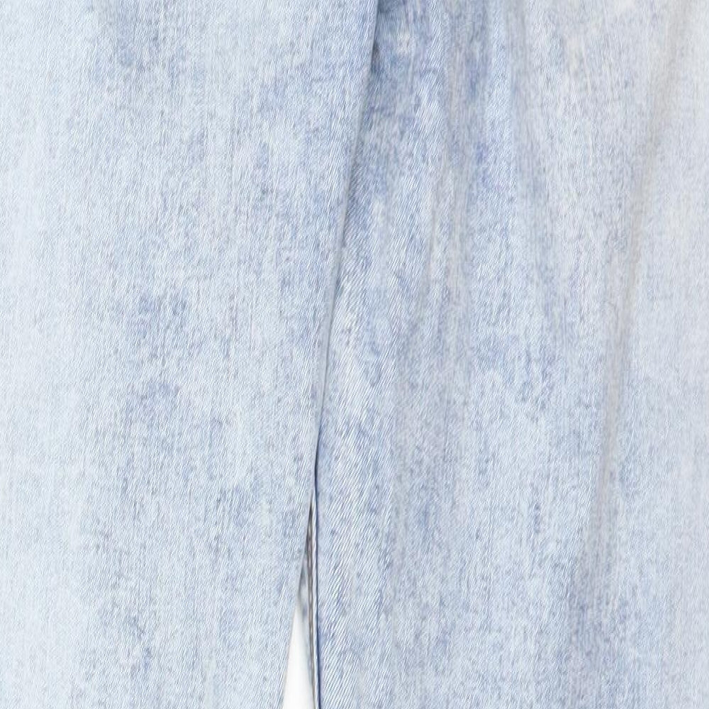 Primark Womens Blue  Denim Straight Jeans Size 12 L27 in