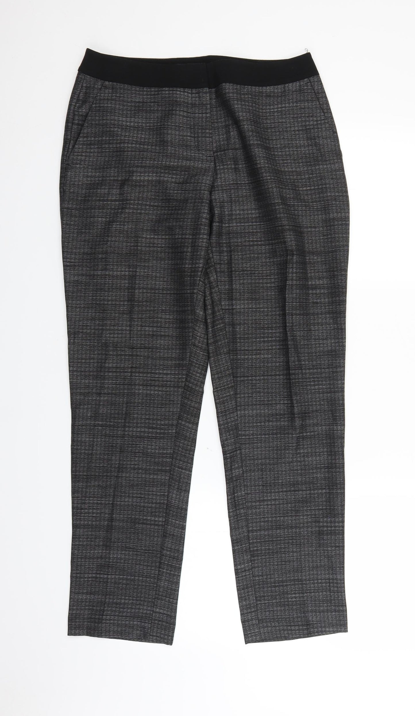 Papaya Womens Grey   Trousers  Size 10 L26 in