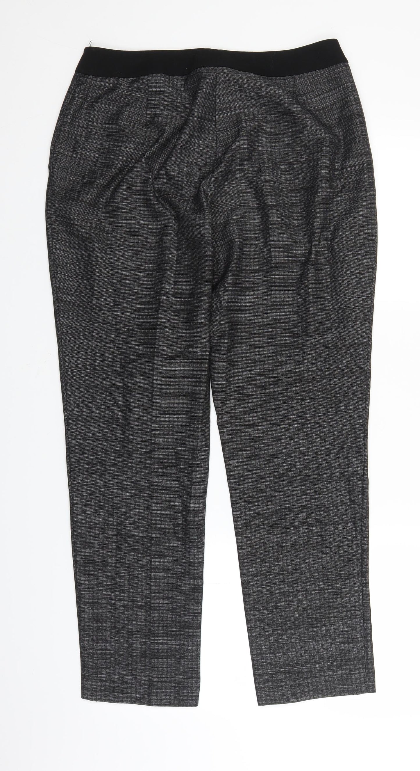Papaya Womens Grey   Trousers  Size 10 L26 in