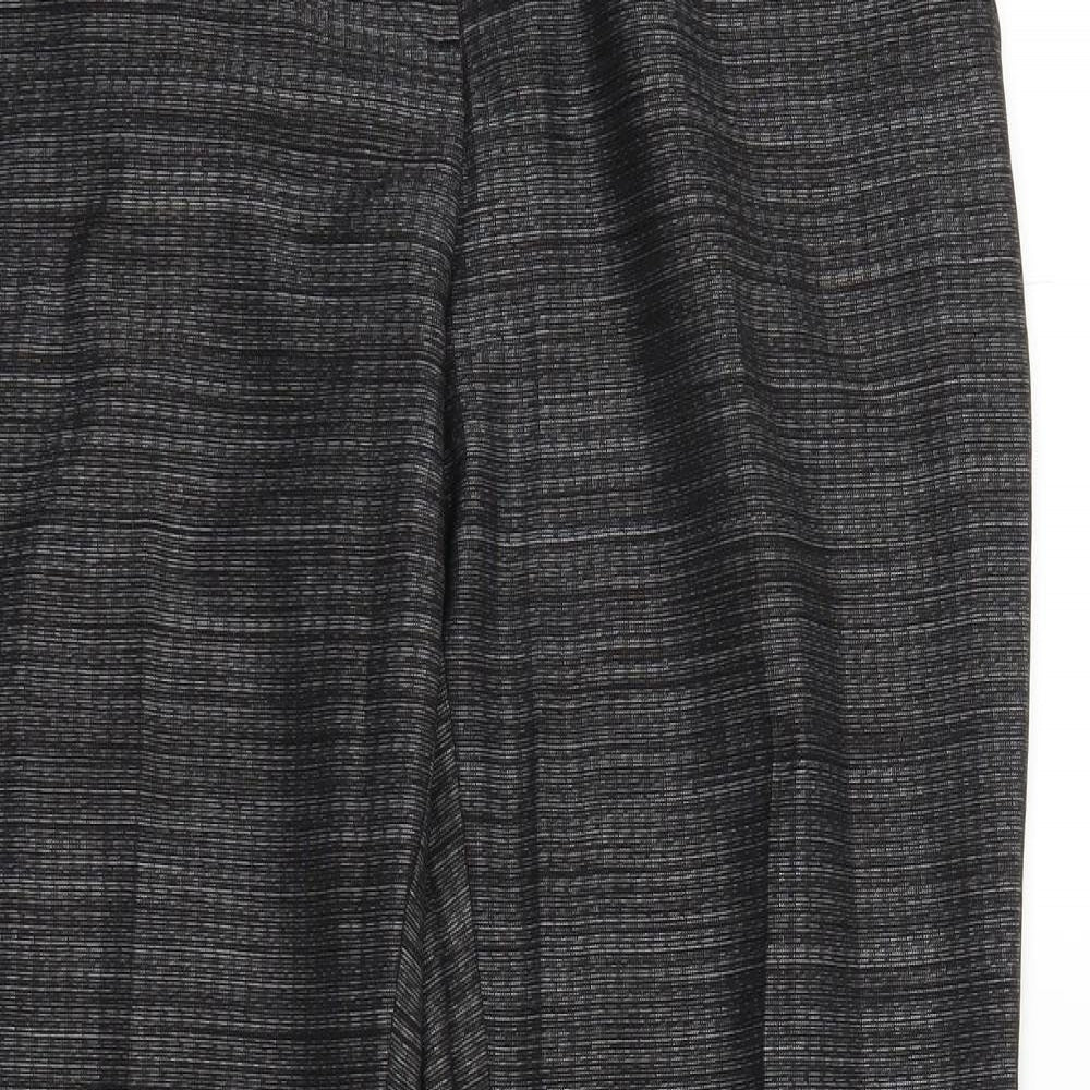 Papaya Womens Grey   Trousers  Size 10 L26 in