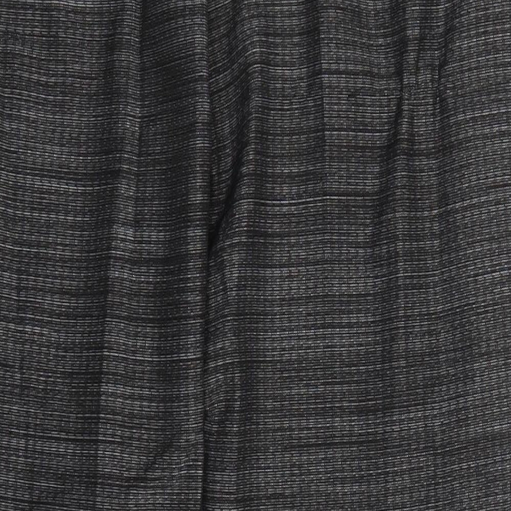 Papaya Womens Grey   Trousers  Size 10 L26 in