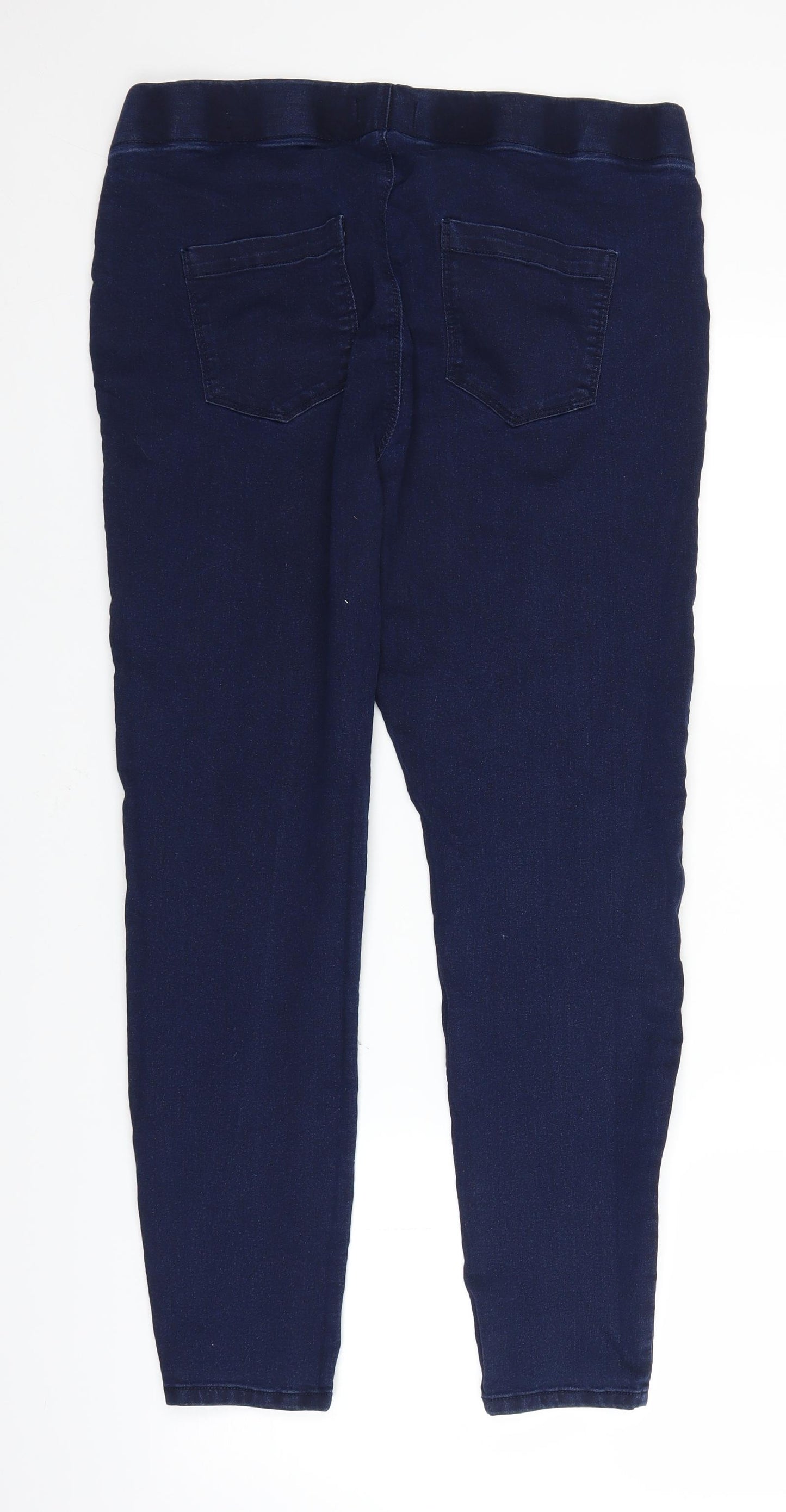 Papaya Womens Black  Denim Straight Jeans Size 16 L27 in