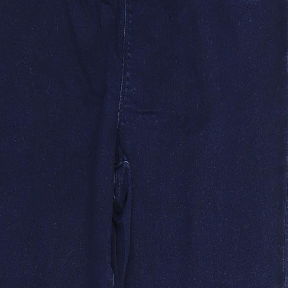 Papaya Womens Black  Denim Straight Jeans Size 16 L27 in