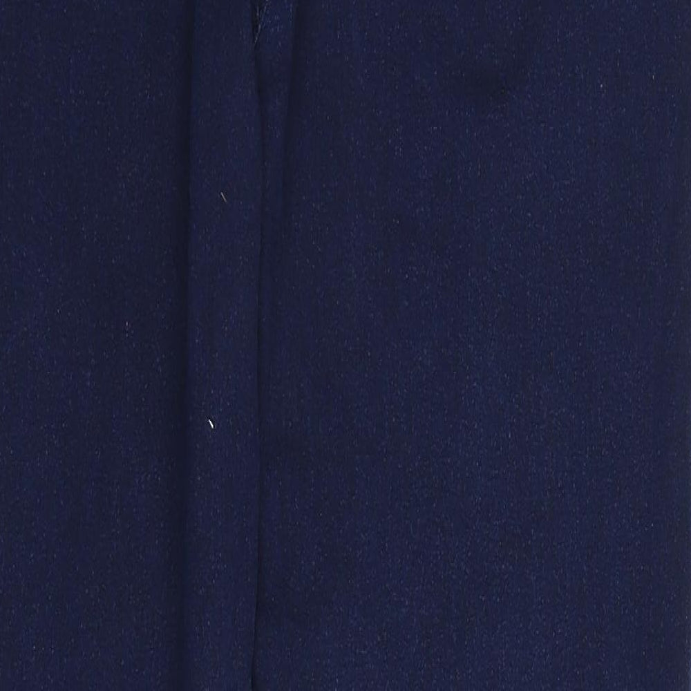 Papaya Womens Black  Denim Straight Jeans Size 16 L27 in