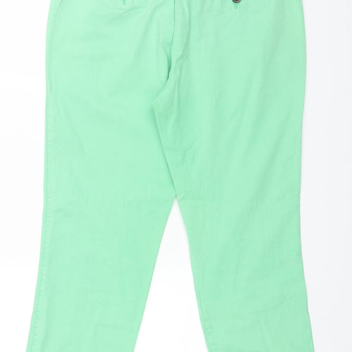 Gap Womens Green  Denim Straight Jeans Size 8 L23 in