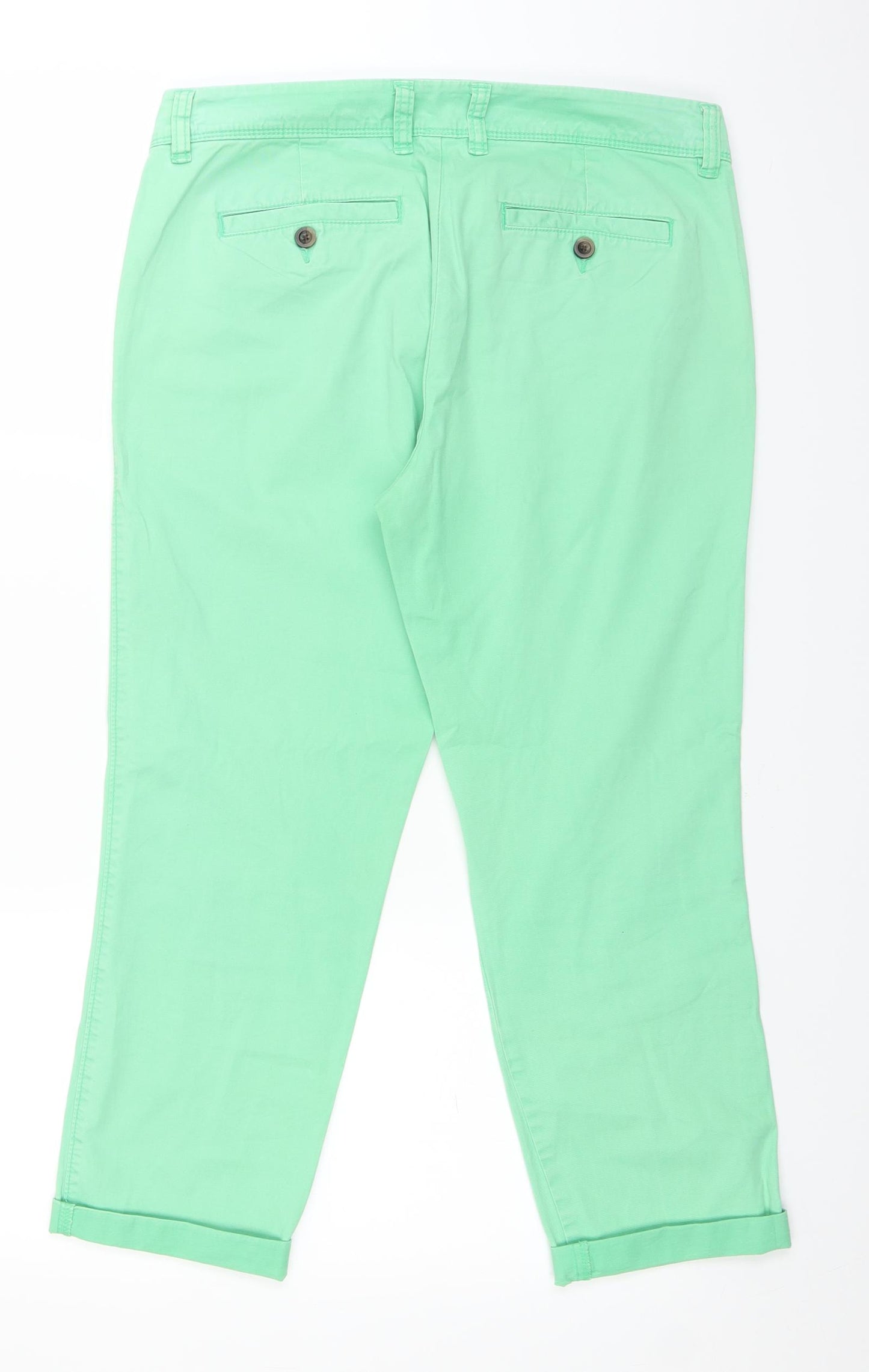 Gap Womens Green  Denim Straight Jeans Size 8 L23 in