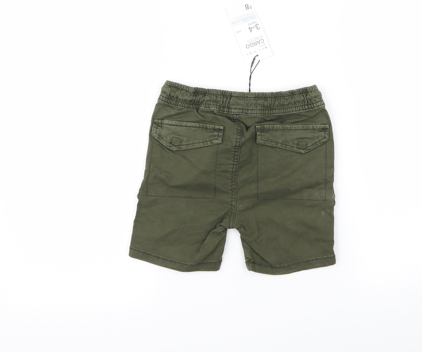 Primark Boys Green   Cargo Shorts Size 3 Years