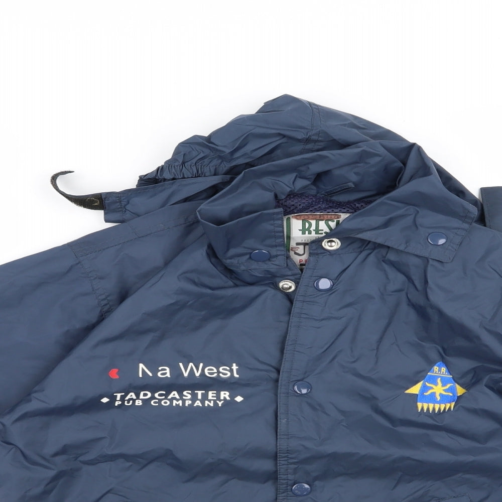 Result Mens Blue   Windbreaker Coat Size M