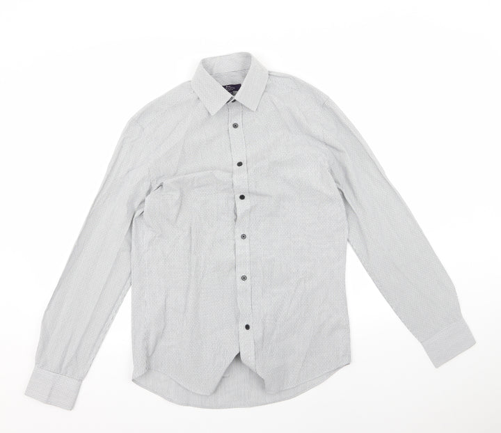 tailor Mens White Dress Shirt Size M
