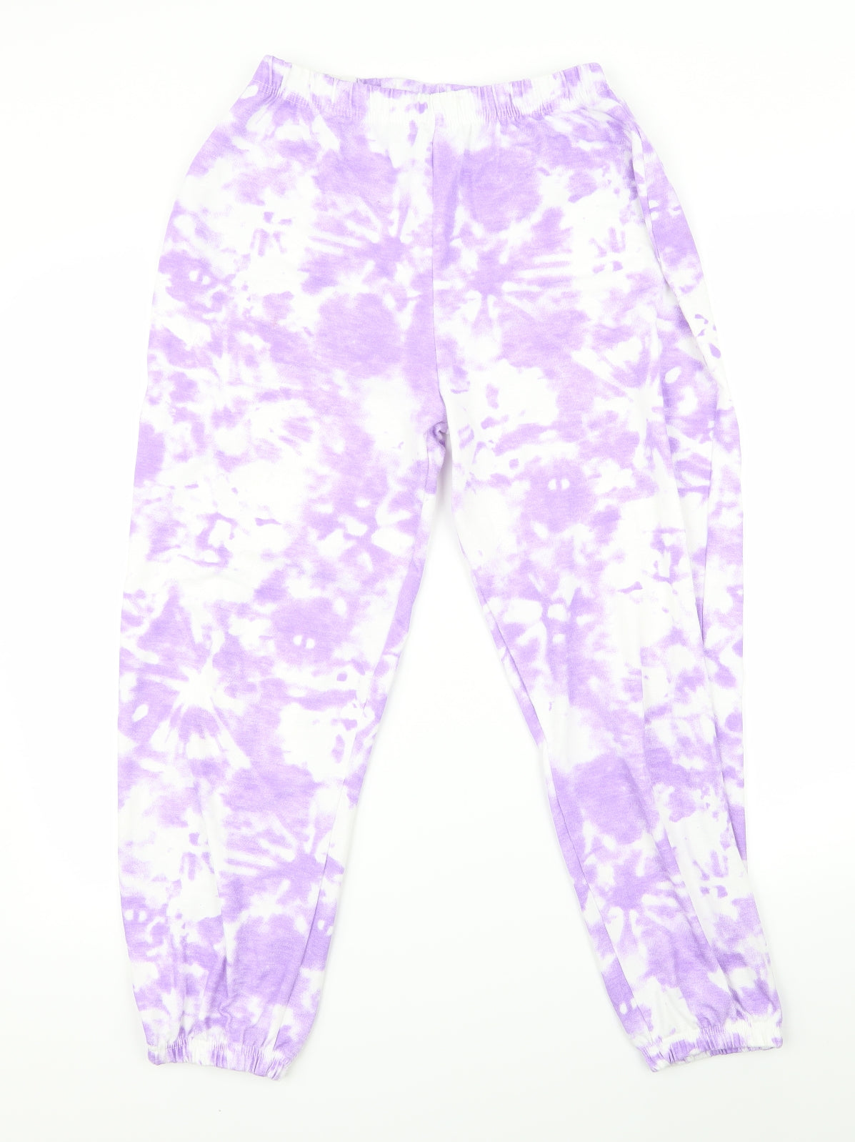 PRETTYLITTLETHING Womens Purple   Jogger Trousers Size 10 L22.5 in