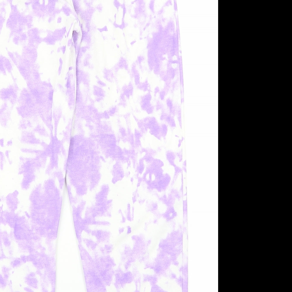 PRETTYLITTLETHING Womens Purple   Jogger Trousers Size 10 L22.5 in