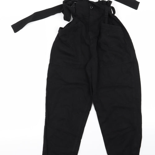 Preworn Womens Black   Trousers  Size 8 L20 in