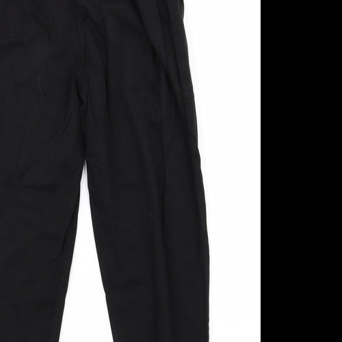 Preworn Womens Black   Trousers  Size 8 L20 in