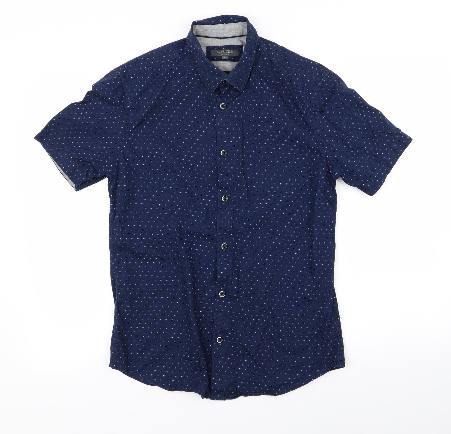 limited Mens Blue    Dress Shirt Size S