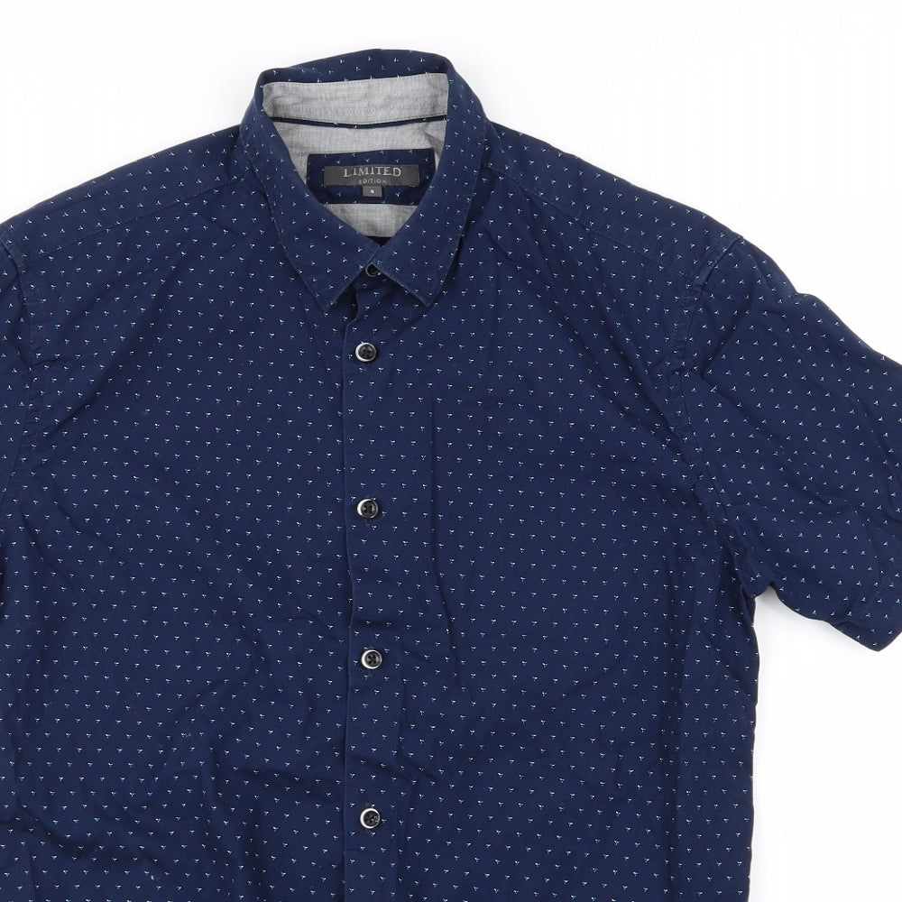 limited Mens Blue    Dress Shirt Size S