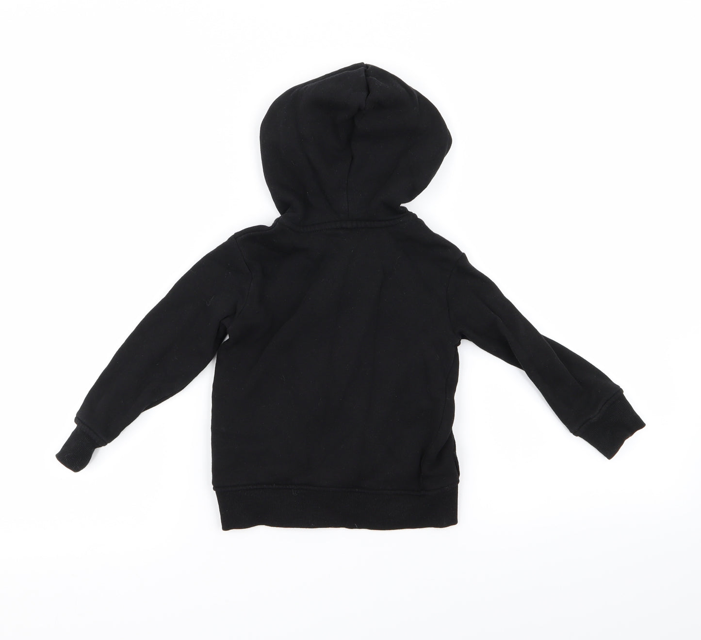 H&M Boys Black   Full Zip Jumper Size 2 Years