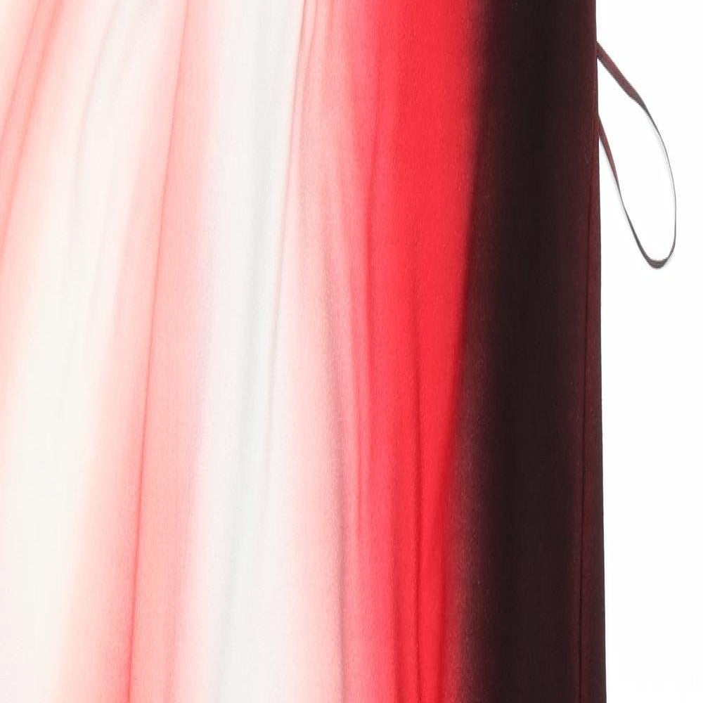 NEXT Womens Red Striped  Ball Gown  Size 16