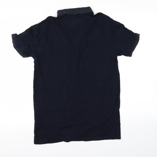 Preworn Mens Blue  Corduroy  Polo Size M
